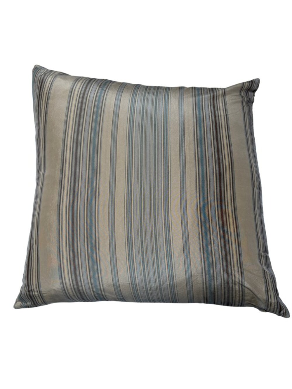 Striped Feather Pillow – 14” x 14”